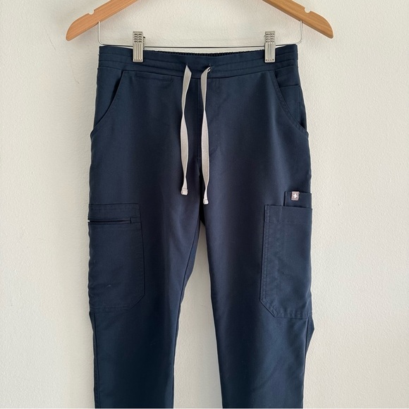 FIGS Navy Blue Technical Pants Yola Skinny Scrub Pants XXS P - Picture 2 of 8